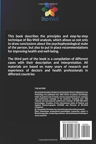 FREE Book: The Principles of Bio-Well Analysis (by Pr. Korotkov)