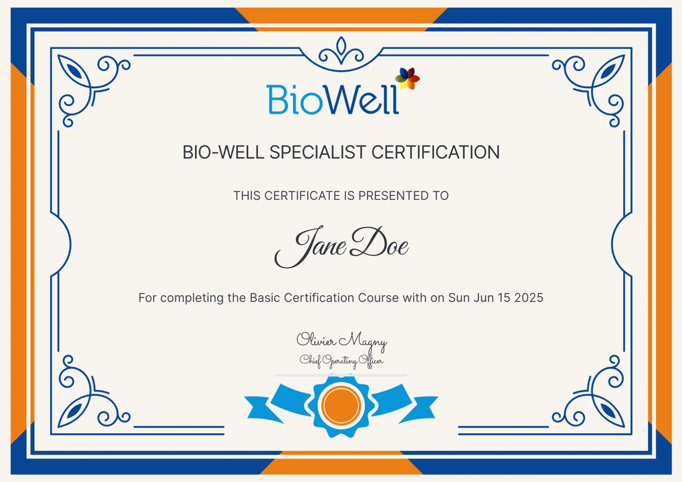 Basic Course – Bio-Well